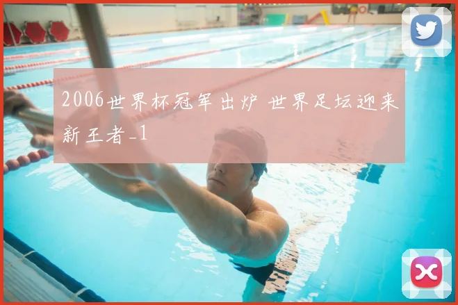 2006世界杯冠军出炉 世界足坛迎来新王者_1